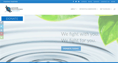 Desktop Screenshot of cancercrackdown.org